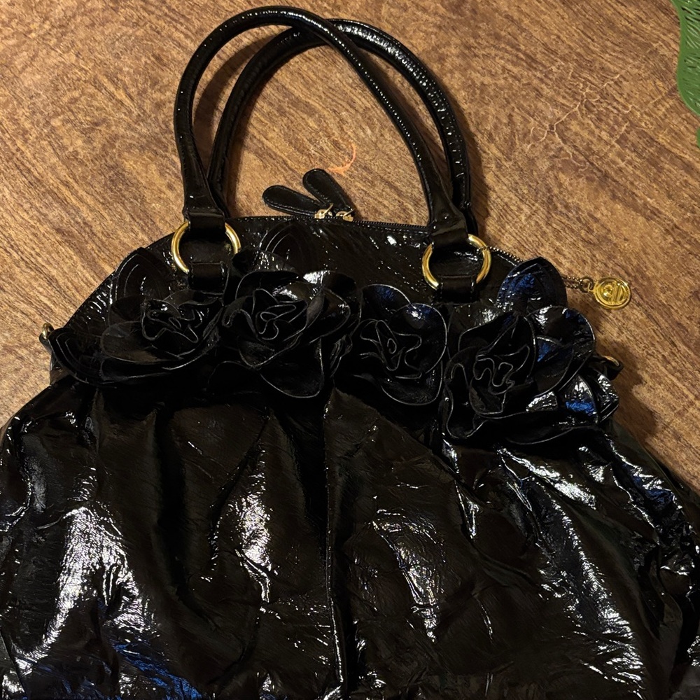 Big Buddha Elegant Black Women's Handbag